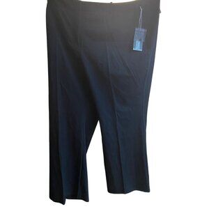 Worthington Womens High-Rise Black Trousers 20W Short